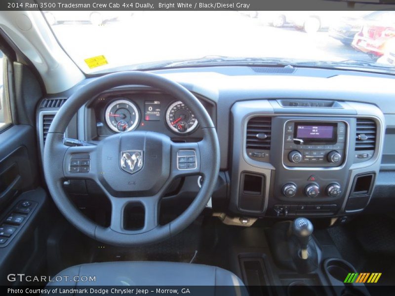 Dashboard of 2014 3500 Tradesman Crew Cab 4x4 Dually