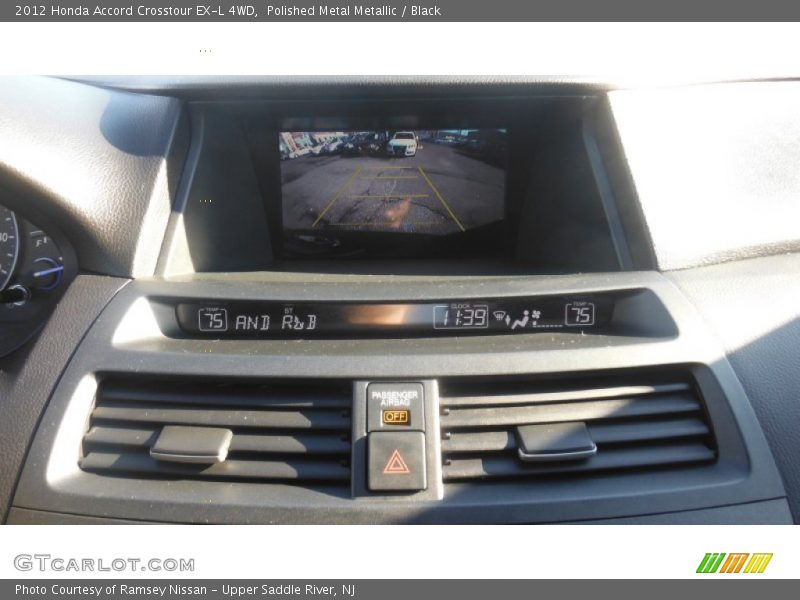 Polished Metal Metallic / Black 2012 Honda Accord Crosstour EX-L 4WD