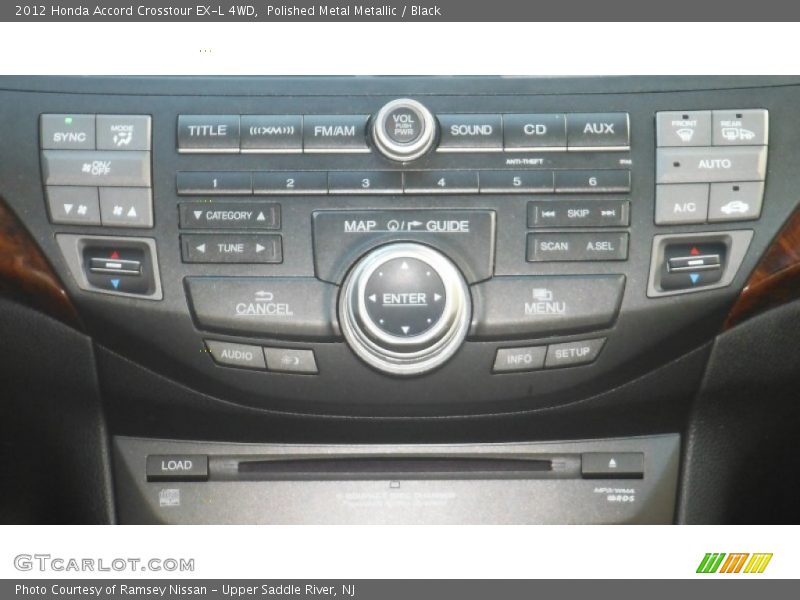Polished Metal Metallic / Black 2012 Honda Accord Crosstour EX-L 4WD