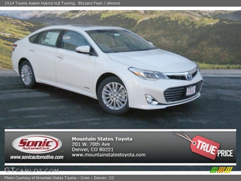 Blizzard Pearl / Almond 2014 Toyota Avalon Hybrid XLE Touring