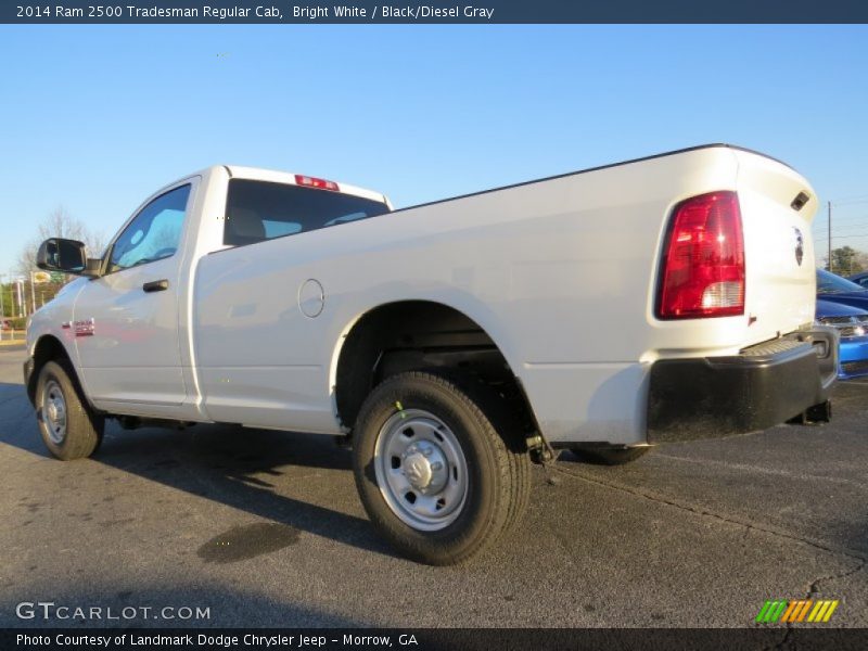 Bright White / Black/Diesel Gray 2014 Ram 2500 Tradesman Regular Cab