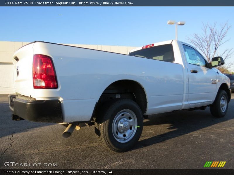 Bright White / Black/Diesel Gray 2014 Ram 2500 Tradesman Regular Cab