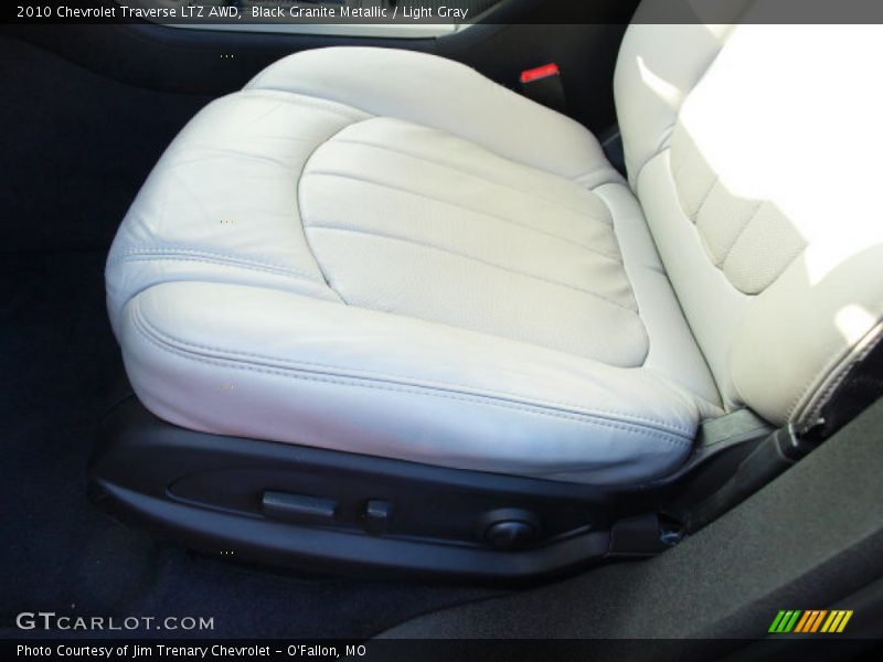 Black Granite Metallic / Light Gray 2010 Chevrolet Traverse LTZ AWD