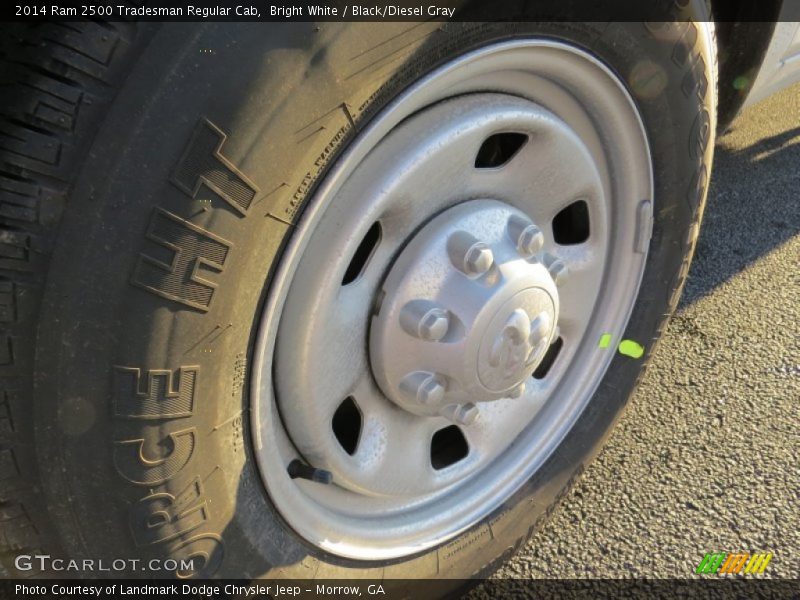 Bright White / Black/Diesel Gray 2014 Ram 2500 Tradesman Regular Cab