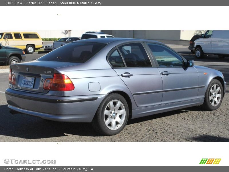  2002 3 Series 325i Sedan Steel Blue Metallic