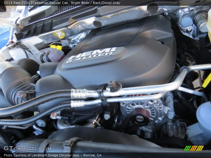 Bright White / Black/Diesel Gray 2014 Ram 2500 Tradesman Regular Cab