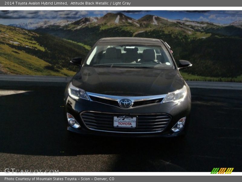 Attitude Black Metallic / Light Gray 2014 Toyota Avalon Hybrid Limited