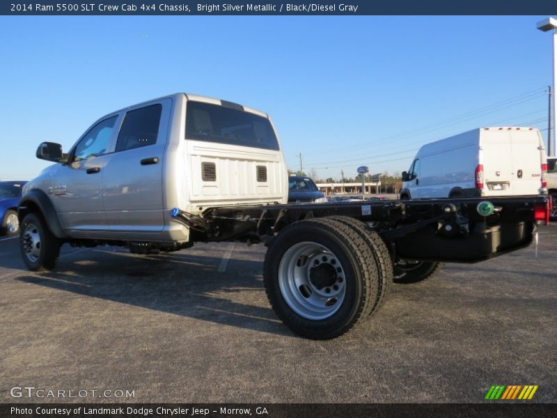 Bright Silver Metallic / Black/Diesel Gray 2014 Ram 5500 SLT Crew Cab 4x4 Chassis