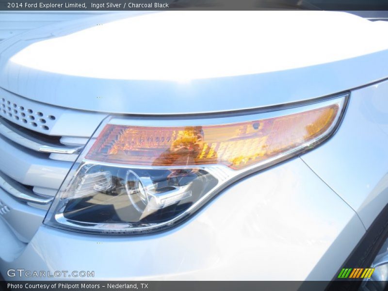 Ingot Silver / Charcoal Black 2014 Ford Explorer Limited
