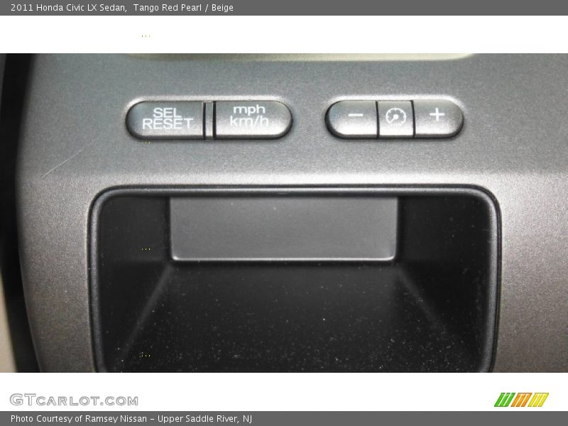 Tango Red Pearl / Beige 2011 Honda Civic LX Sedan