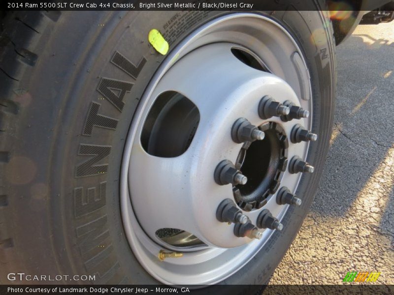 Bright Silver Metallic / Black/Diesel Gray 2014 Ram 5500 SLT Crew Cab 4x4 Chassis