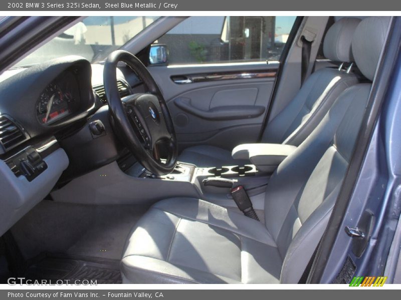  2002 3 Series 325i Sedan Grey Interior