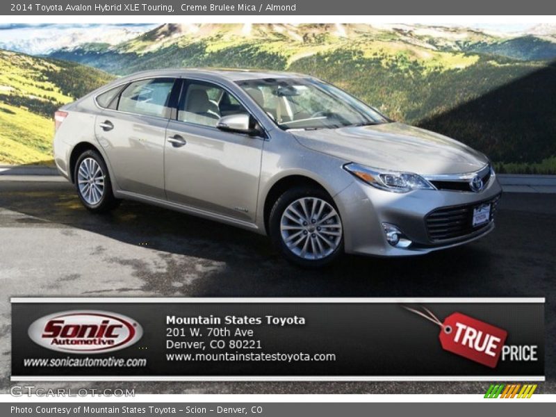 Creme Brulee Mica / Almond 2014 Toyota Avalon Hybrid XLE Touring