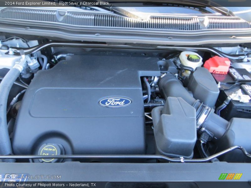 Ingot Silver / Charcoal Black 2014 Ford Explorer Limited