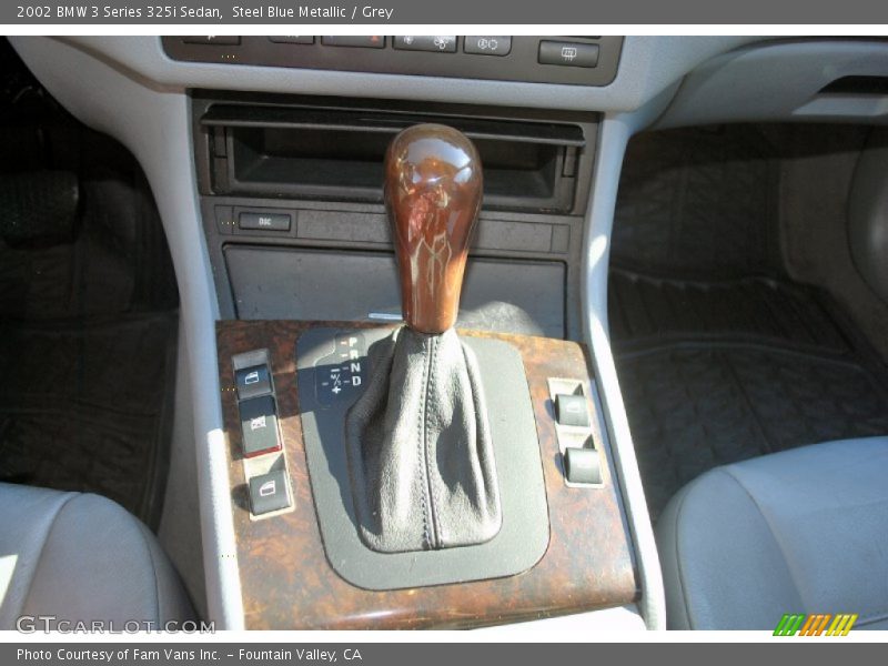 Steel Blue Metallic / Grey 2002 BMW 3 Series 325i Sedan