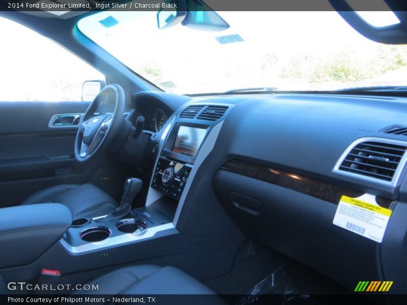 Ingot Silver / Charcoal Black 2014 Ford Explorer Limited