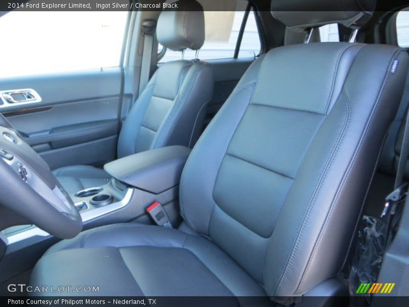 Ingot Silver / Charcoal Black 2014 Ford Explorer Limited