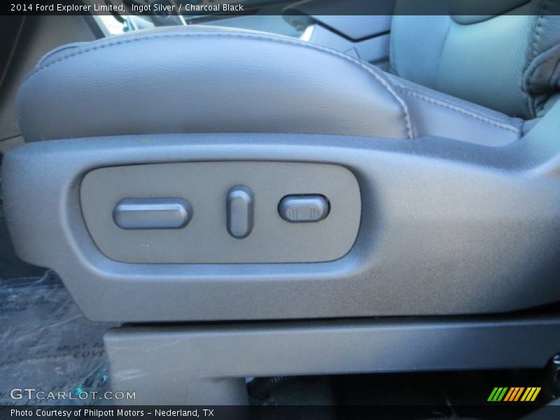 Ingot Silver / Charcoal Black 2014 Ford Explorer Limited