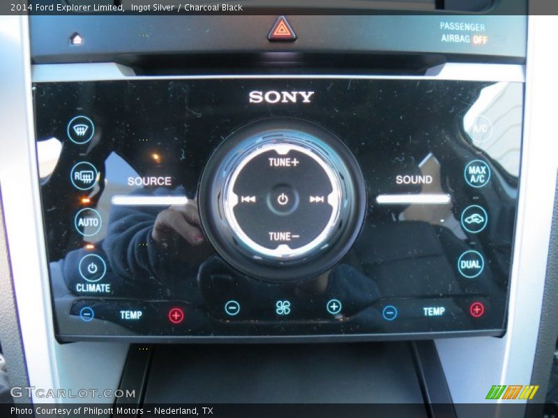 Ingot Silver / Charcoal Black 2014 Ford Explorer Limited