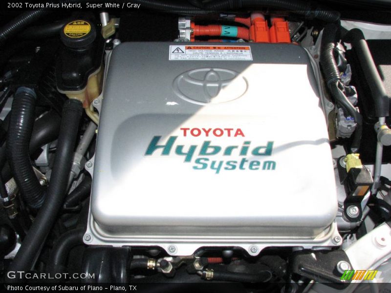 Super White / Gray 2002 Toyota Prius Hybrid