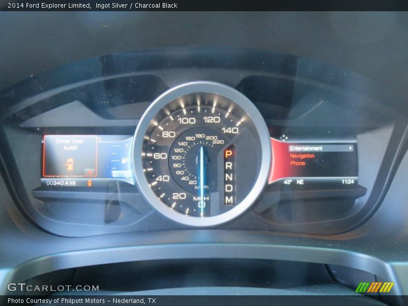 Ingot Silver / Charcoal Black 2014 Ford Explorer Limited