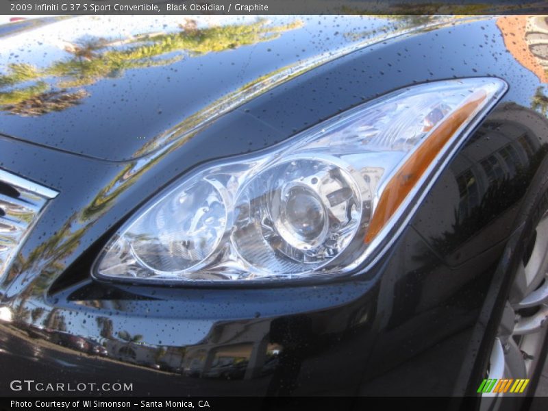 Black Obsidian / Graphite 2009 Infiniti G 37 S Sport Convertible