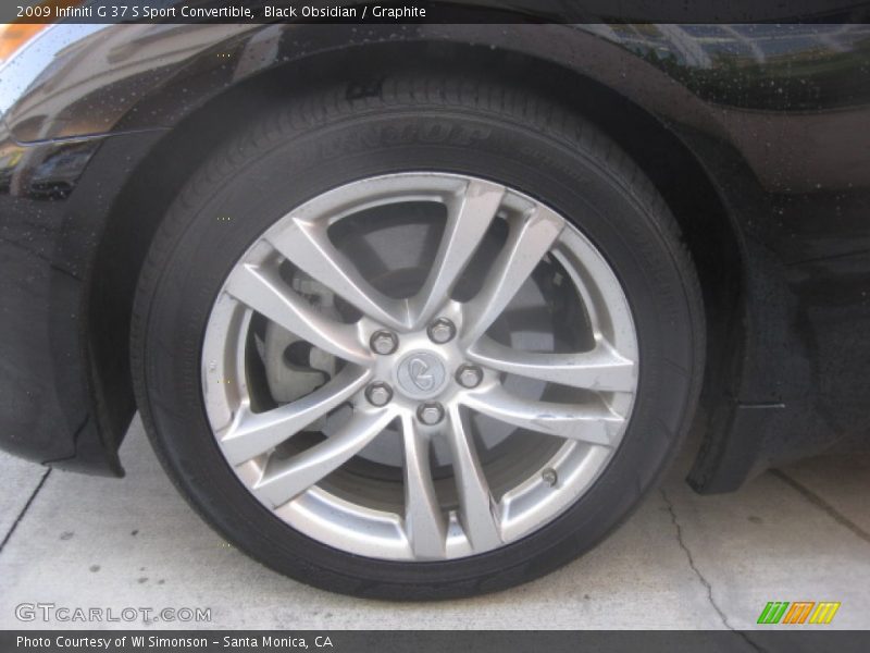Black Obsidian / Graphite 2009 Infiniti G 37 S Sport Convertible