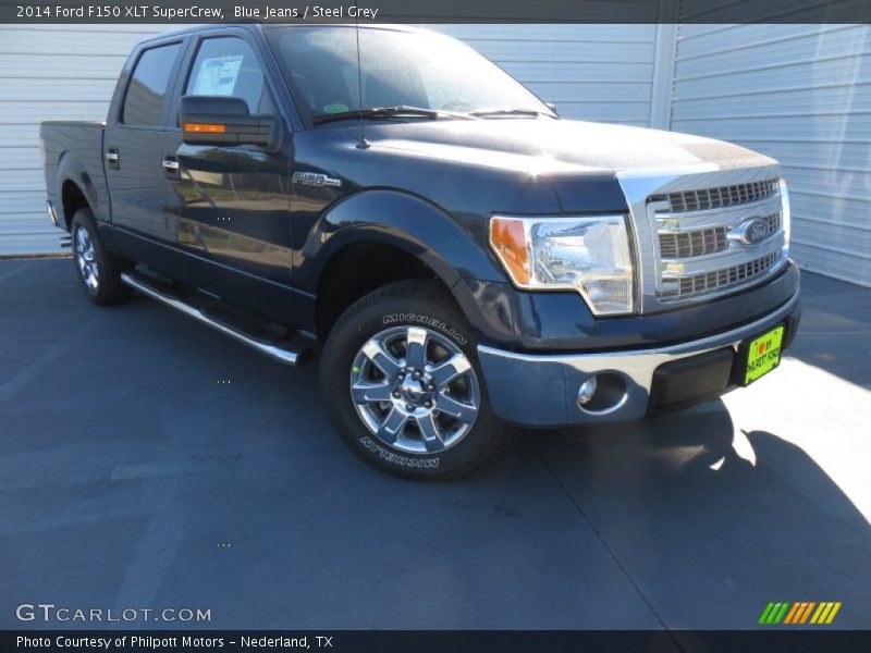 Blue Jeans / Steel Grey 2014 Ford F150 XLT SuperCrew