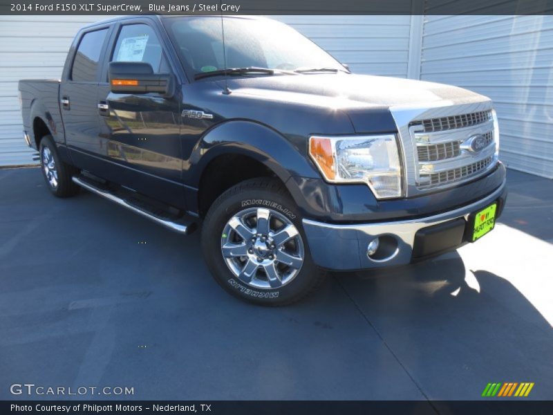 Blue Jeans / Steel Grey 2014 Ford F150 XLT SuperCrew