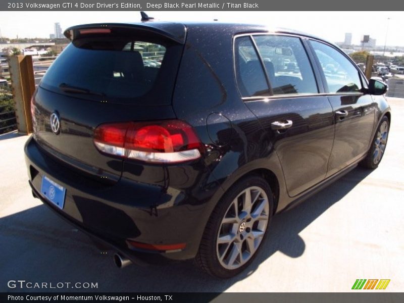 Deep Black Pearl Metallic / Titan Black 2013 Volkswagen GTI 4 Door Driver's Edition