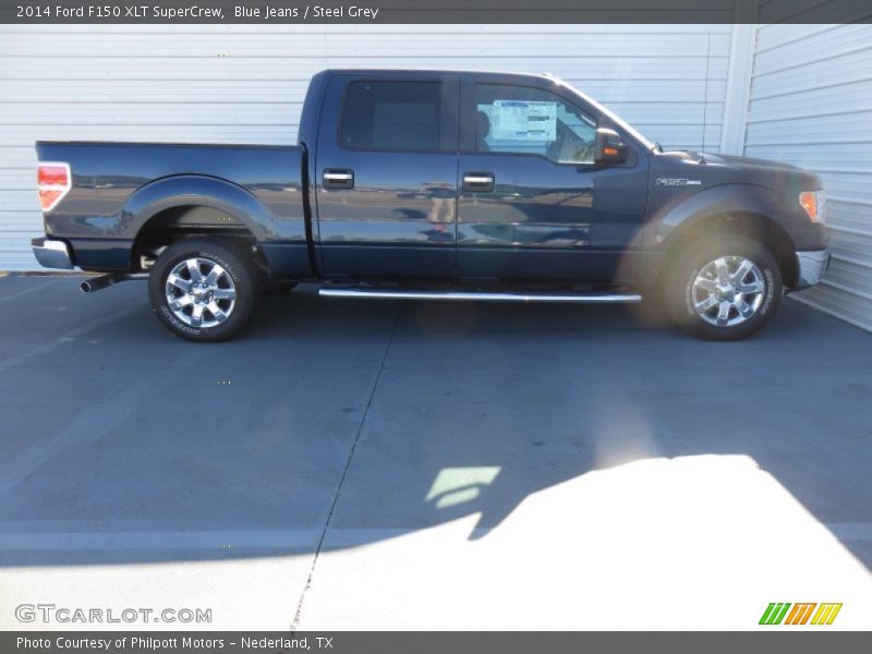 Blue Jeans / Steel Grey 2014 Ford F150 XLT SuperCrew