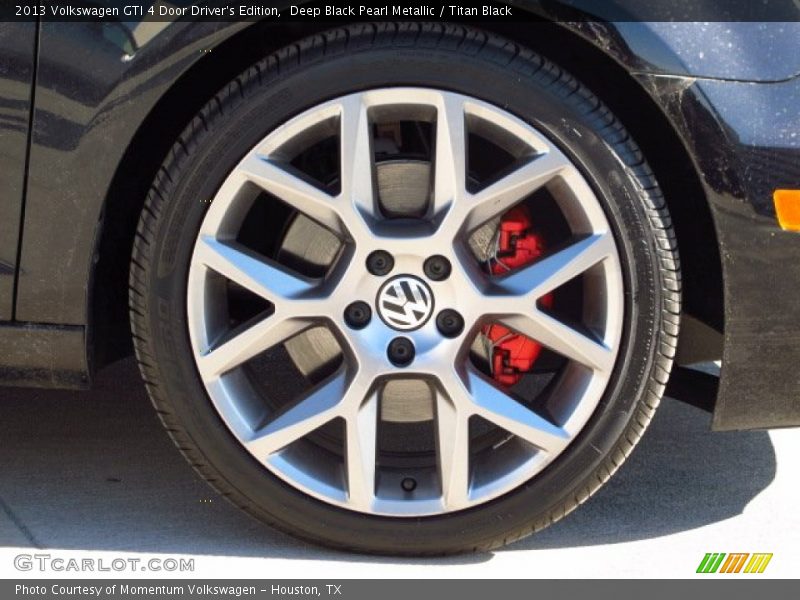 Deep Black Pearl Metallic / Titan Black 2013 Volkswagen GTI 4 Door Driver's Edition