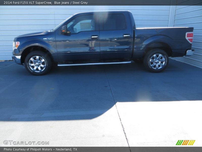 Blue Jeans / Steel Grey 2014 Ford F150 XLT SuperCrew