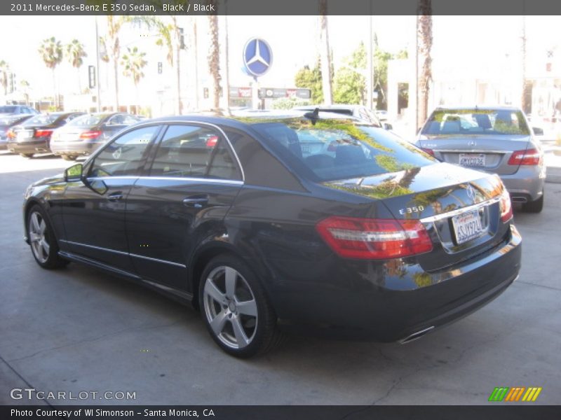 Black / Black 2011 Mercedes-Benz E 350 Sedan