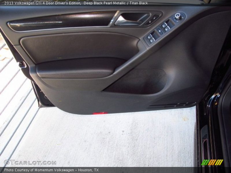 Deep Black Pearl Metallic / Titan Black 2013 Volkswagen GTI 4 Door Driver's Edition