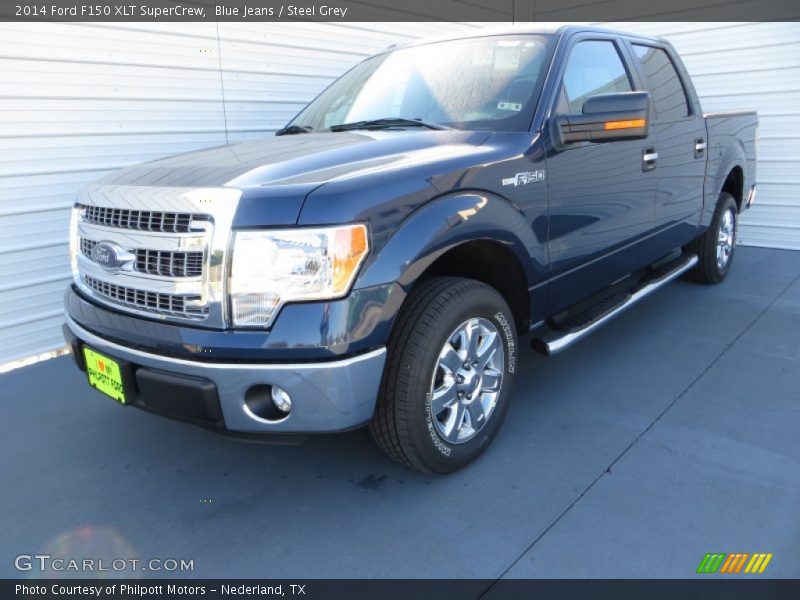 Blue Jeans / Steel Grey 2014 Ford F150 XLT SuperCrew