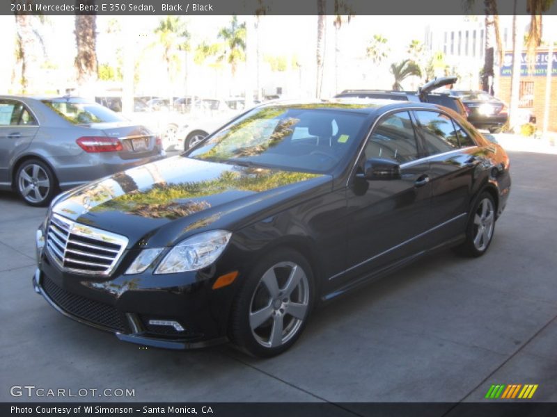 Black / Black 2011 Mercedes-Benz E 350 Sedan