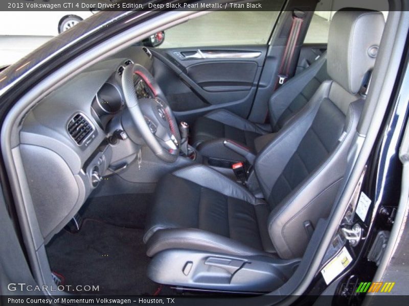 Deep Black Pearl Metallic / Titan Black 2013 Volkswagen GTI 4 Door Driver's Edition