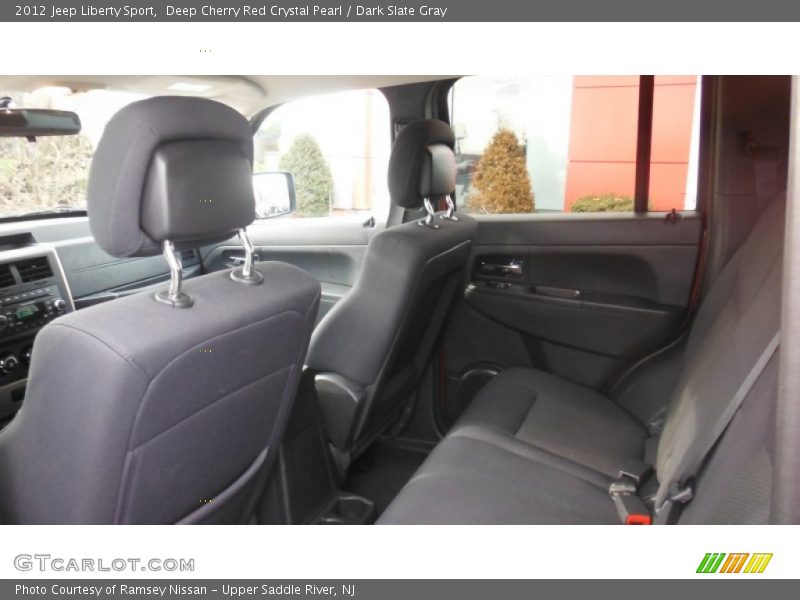 Deep Cherry Red Crystal Pearl / Dark Slate Gray 2012 Jeep Liberty Sport