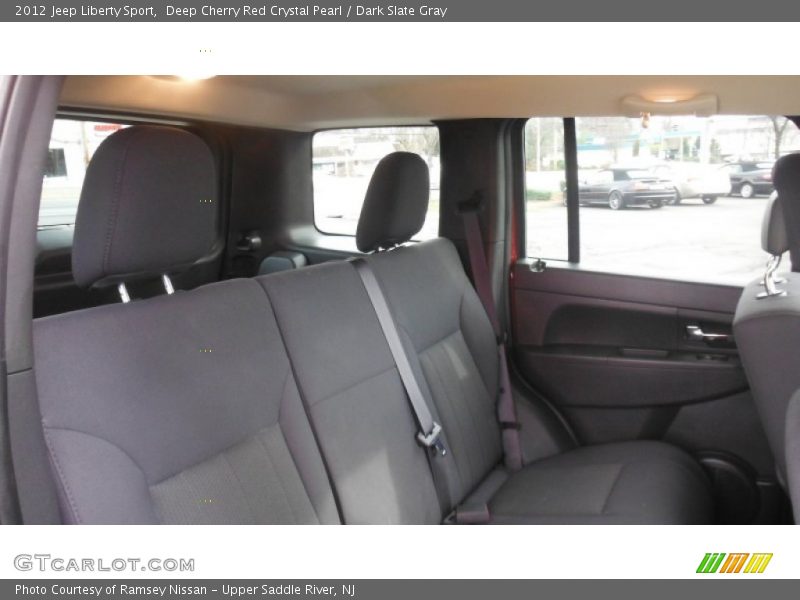 Deep Cherry Red Crystal Pearl / Dark Slate Gray 2012 Jeep Liberty Sport
