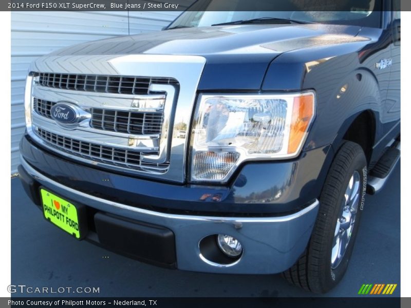 Blue Jeans / Steel Grey 2014 Ford F150 XLT SuperCrew