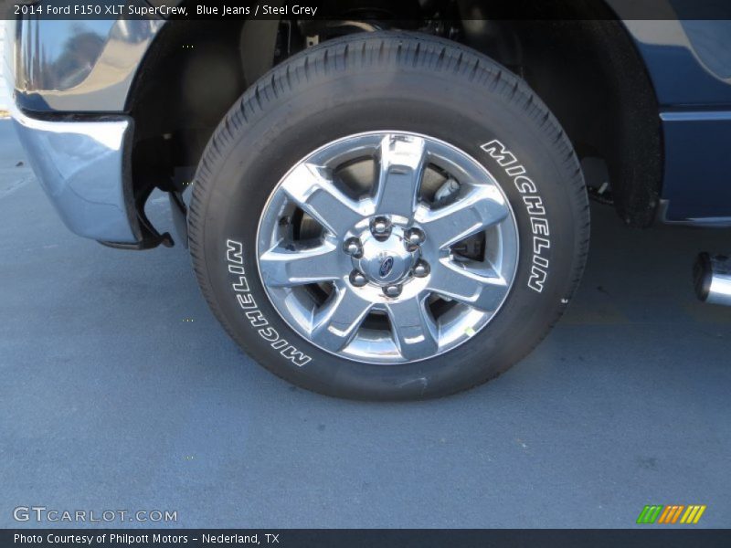 Blue Jeans / Steel Grey 2014 Ford F150 XLT SuperCrew