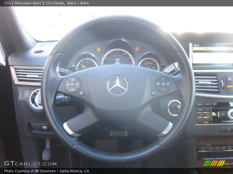 Black / Black 2011 Mercedes-Benz E 350 Sedan