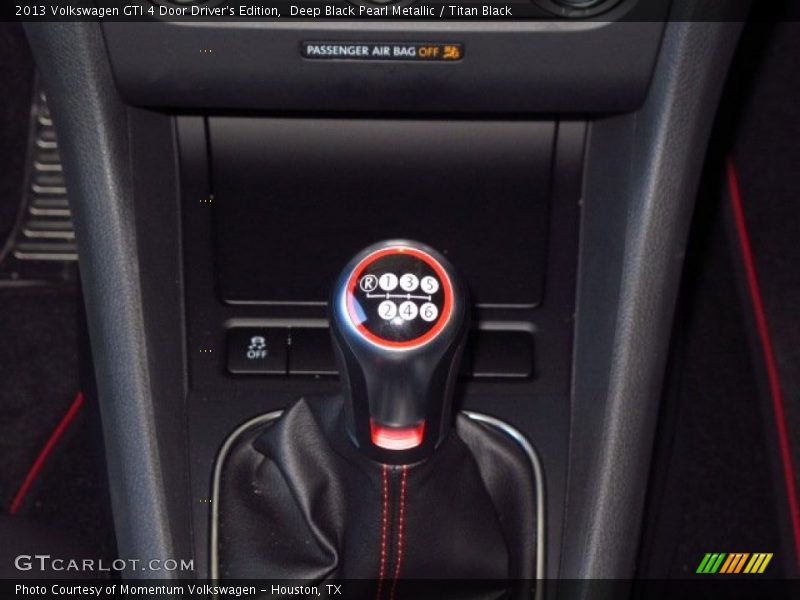 Deep Black Pearl Metallic / Titan Black 2013 Volkswagen GTI 4 Door Driver's Edition