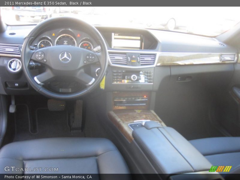 Black / Black 2011 Mercedes-Benz E 350 Sedan