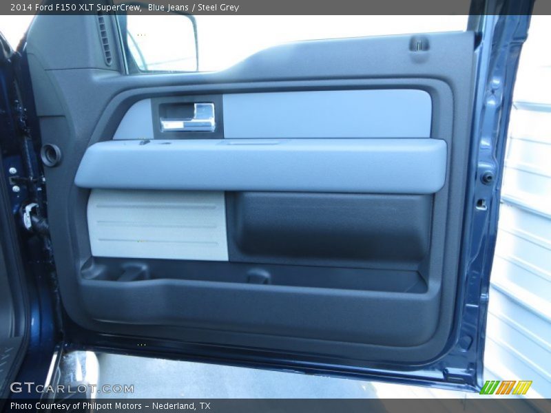 Blue Jeans / Steel Grey 2014 Ford F150 XLT SuperCrew