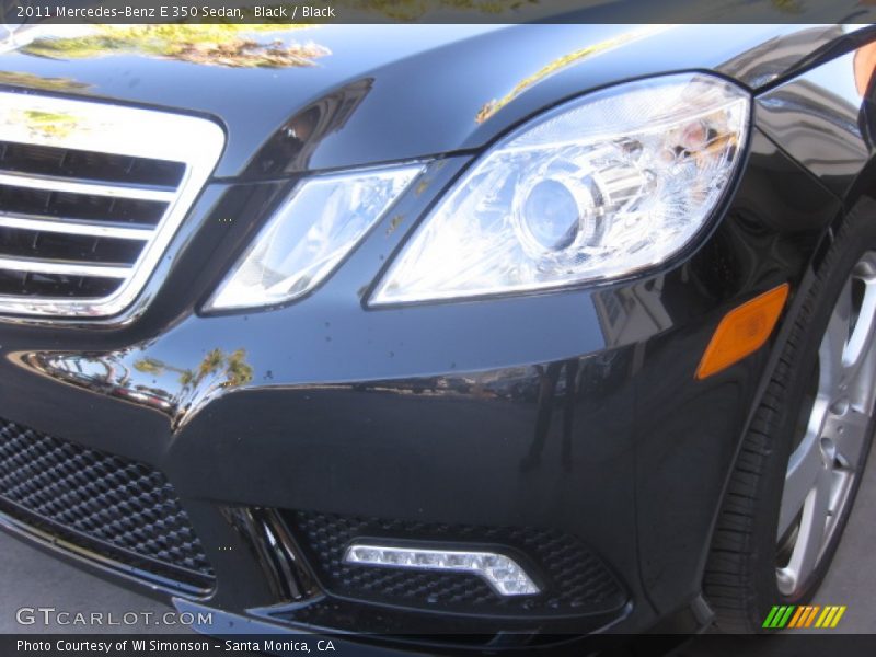 Black / Black 2011 Mercedes-Benz E 350 Sedan