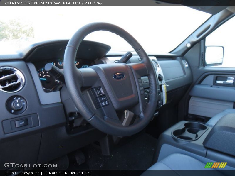 Blue Jeans / Steel Grey 2014 Ford F150 XLT SuperCrew