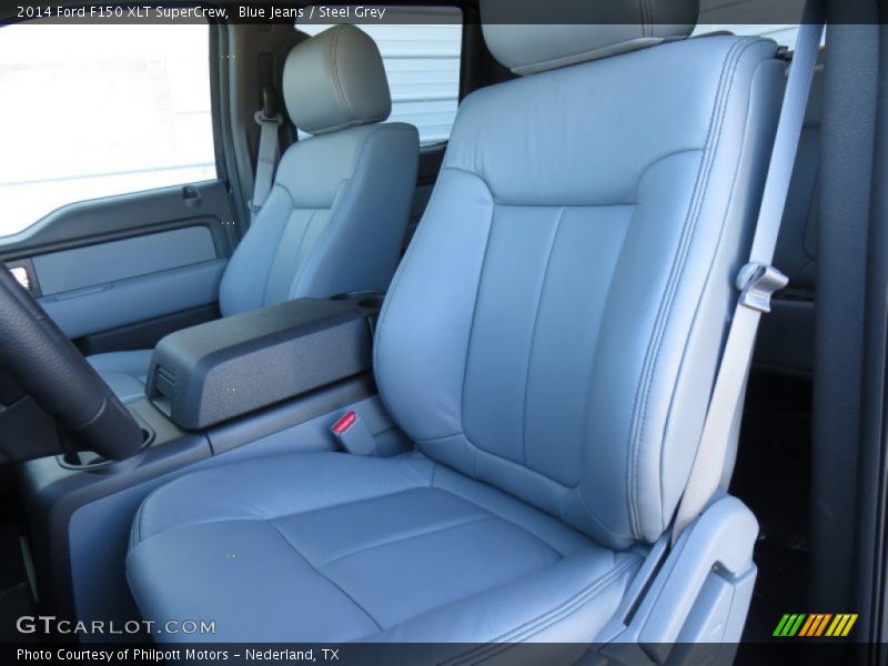 Blue Jeans / Steel Grey 2014 Ford F150 XLT SuperCrew