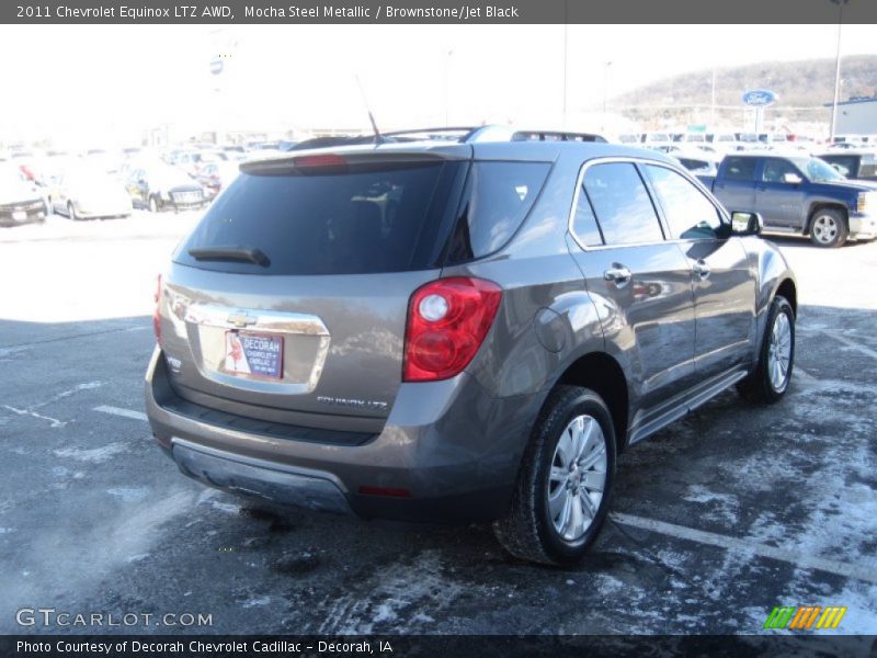 Mocha Steel Metallic / Brownstone/Jet Black 2011 Chevrolet Equinox LTZ AWD